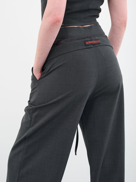 Double Fold Suit Trousers (2302407-ANTHRA)