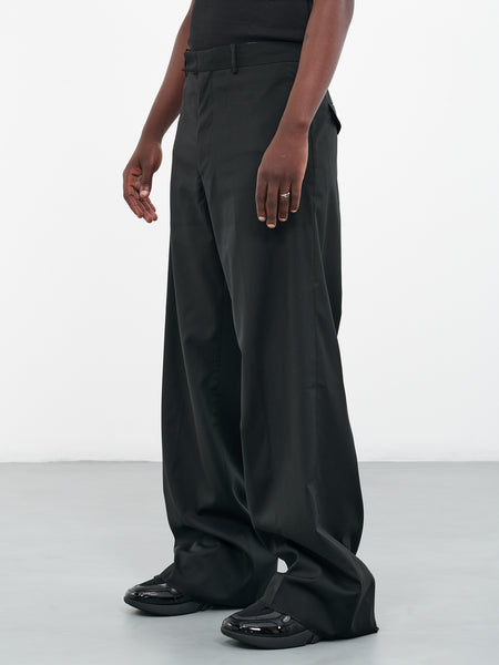 Raf Simons 2000ss SIDE BUTTON WIDE PANTS-