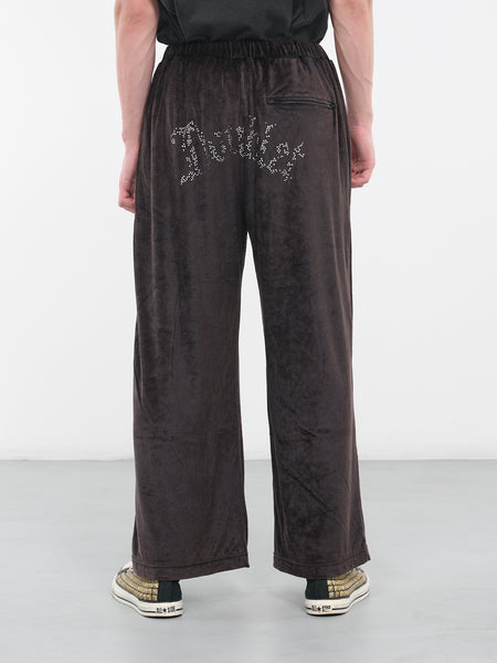 Crystal Velvet Pants (36PT247-BLACK)