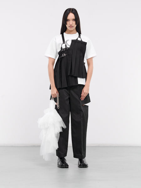 Cut-Out Trousers (3M-P006-051-BLACK)