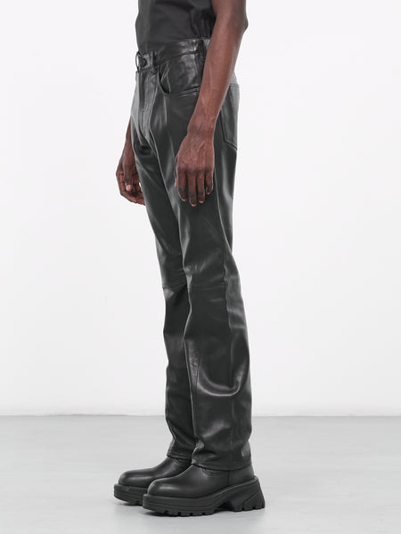 Leather Trousers (52P00382-2P000314-BLACK)