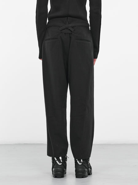 Straight Trousers (B-PT10-BLACK)