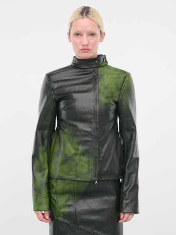 Chet Lo | H.Lorenzo|Gradient Leather Jacket (CL39-GREEN)