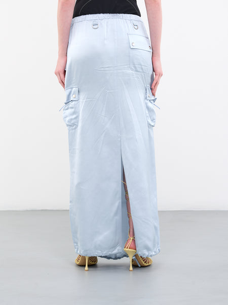 Cargo Maxi Skirt (COPJ21BIS060-ICE-BLUE)