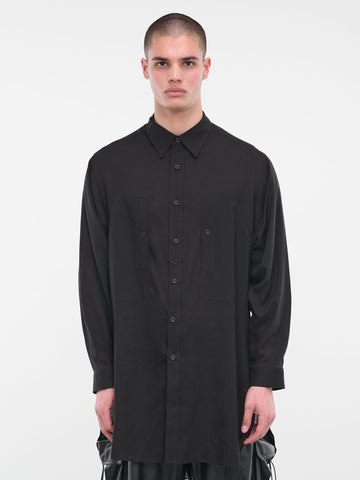 Rounded Shirt (HJ-B23-201-1-BLACK)