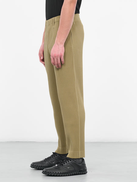 Tailored Pleats Trousers (HP38JF152-65-KHAKI)