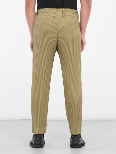 Tailored Pleats Trousers (HP38JF152-65-KHAKI)