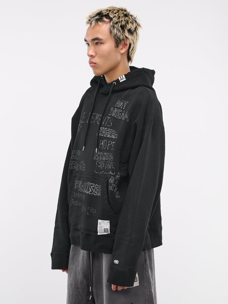 Graphic Hoodie (J13HD722-BLACK)