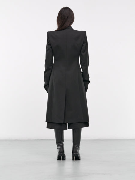 Double-Breasted Tailored Coat (JW4930F00-BLACK)