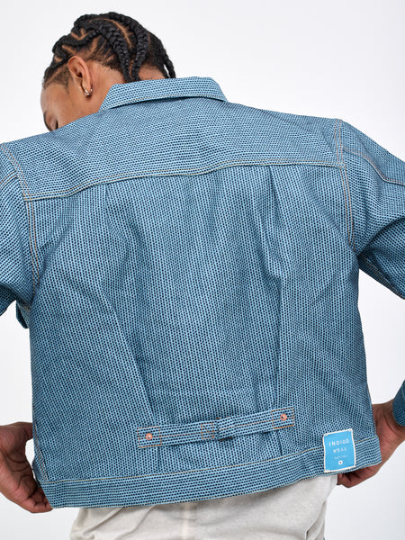 KAPITAL Stitched Indigo Jacket | H. Lorenzo