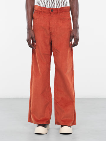 Corduroy Pants (PUMU0073A0-UTC277-00M38-ORANGE)