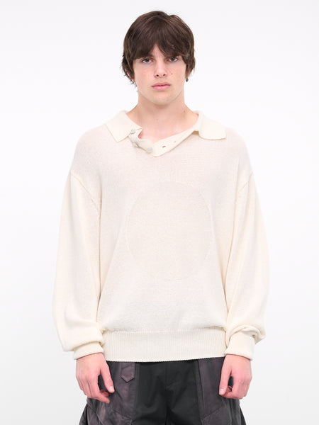 Knitted Sun Pullover (TO15-OFF-WHITE)