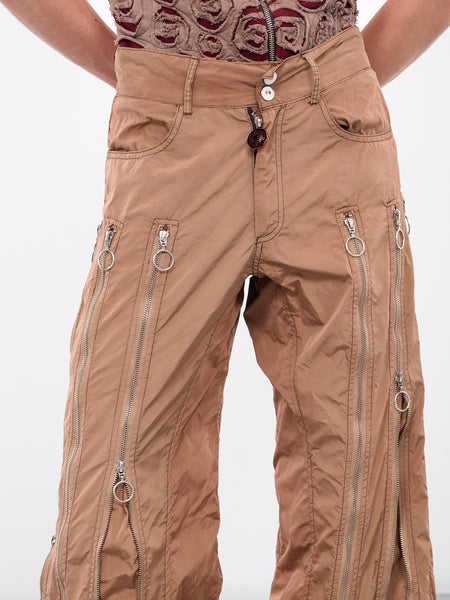 True NYC Women's Brown Pants 26 IT at FORZIERI