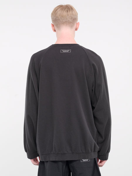 Graphic Print Crewneck (UC1D4806-2-BLACK)