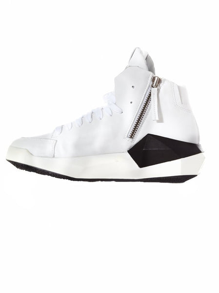 Structured High Top Sneakers CA885 575BN DAYMON WHITE