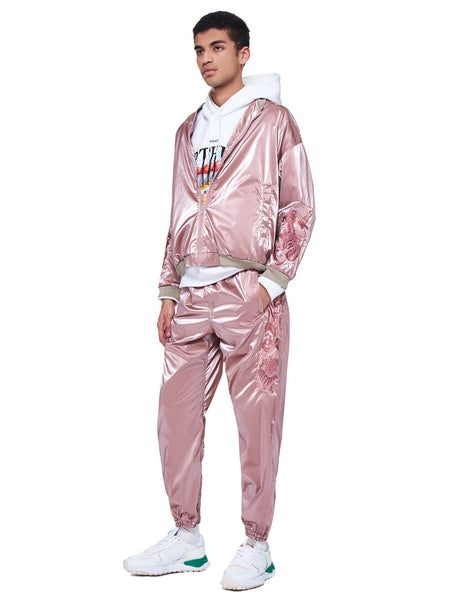 Gradation Chaos Embroidery Blouson Jacket (11BL117-PINK)