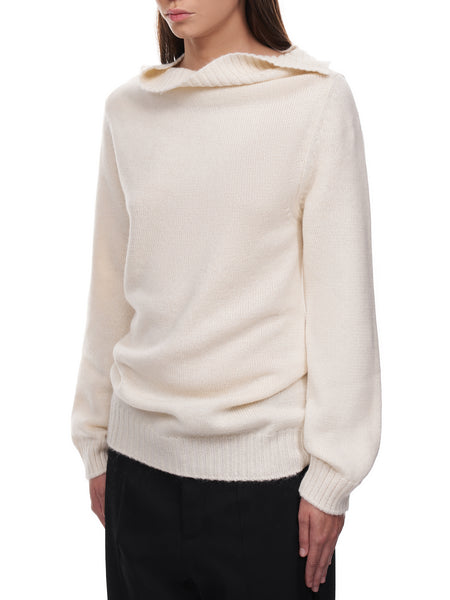 Ann Demeulemeester Bel Knitted Sweater | H. Lorenzo