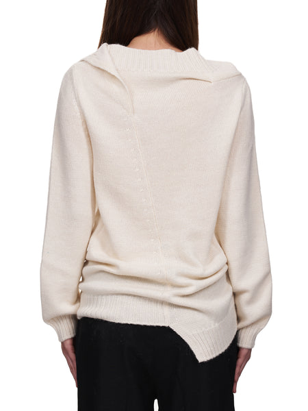 Ann Demeulemeester Bel Knitted Sweater | H. Lorenzo