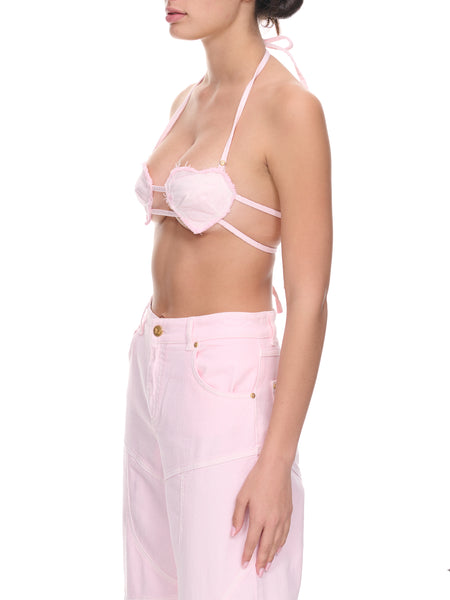 Hearts Bra Top (2C209A-N0124-PINK)