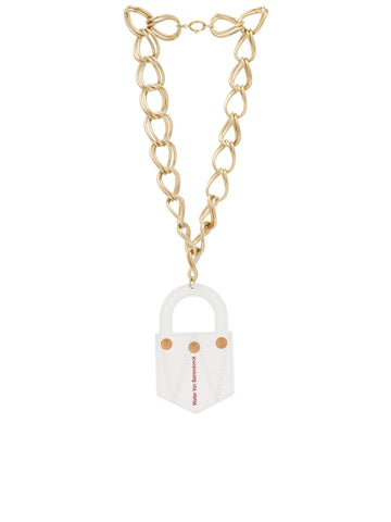 Malin Lock Necklace Gold