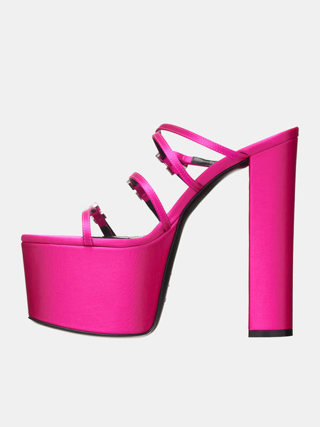 Buckle Sabot Heels (B03650-MTEZ02-5500-111-MAGENTA)