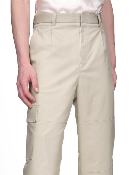 Cargo Trousers (H526Y04WB5-STONE-GREY)