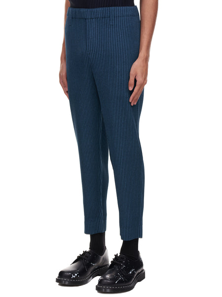 Tailored Pleats Trousers (HP26FF302-72-BLUE)