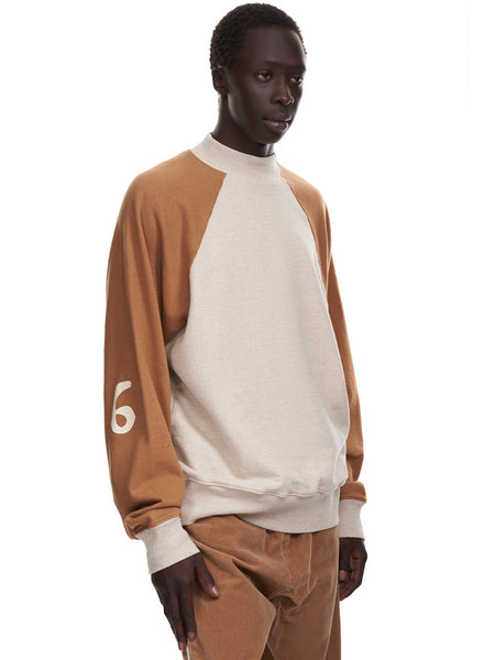 | Sweatshirt Sleeve H. High Raglan Lorenzo Neck Kapital