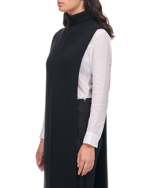 Peter Do Knit Cape Tunic in Light Grey