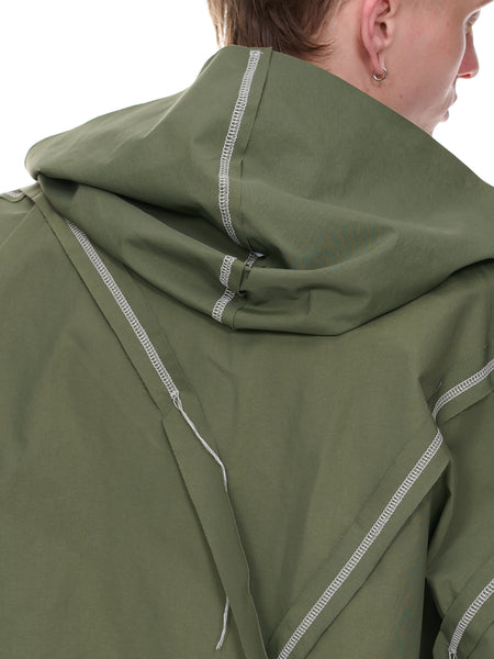 Cutting Hooded Coat (SR-J07-300-KHAKI)