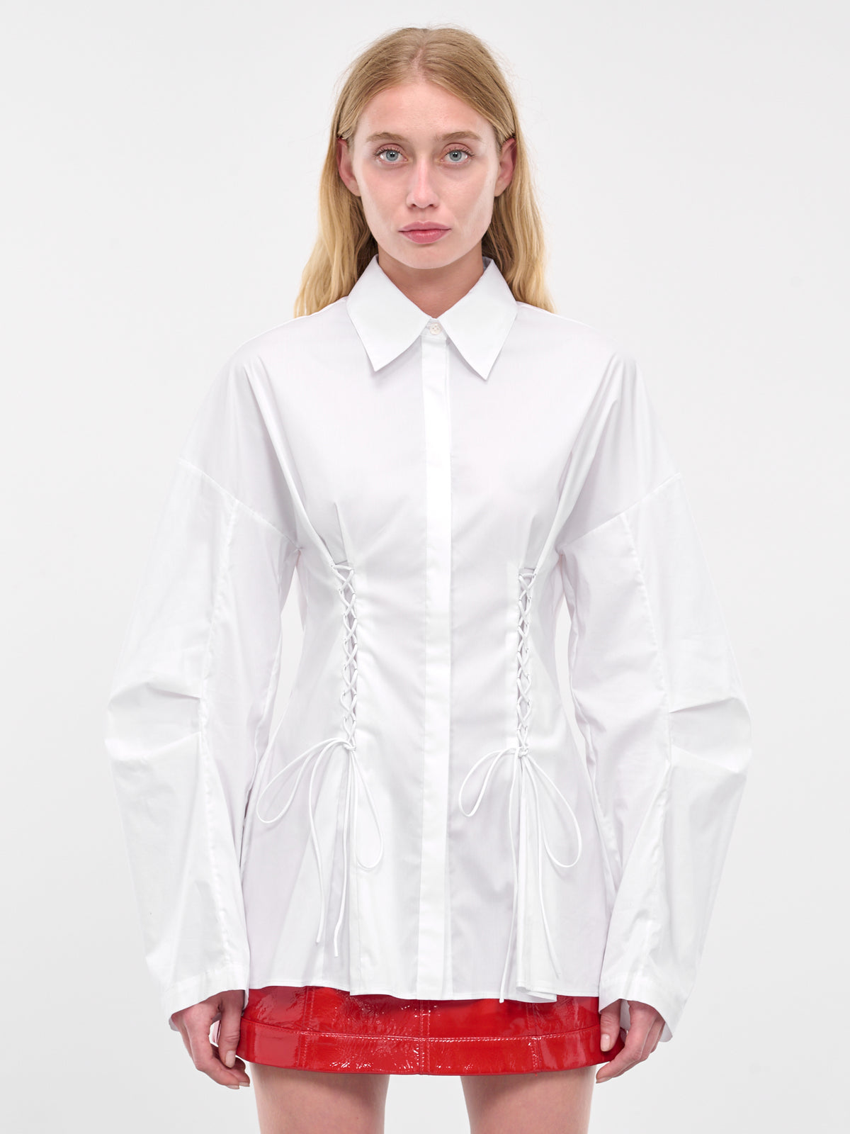 Laced Button Down (001194-196-WHITE)