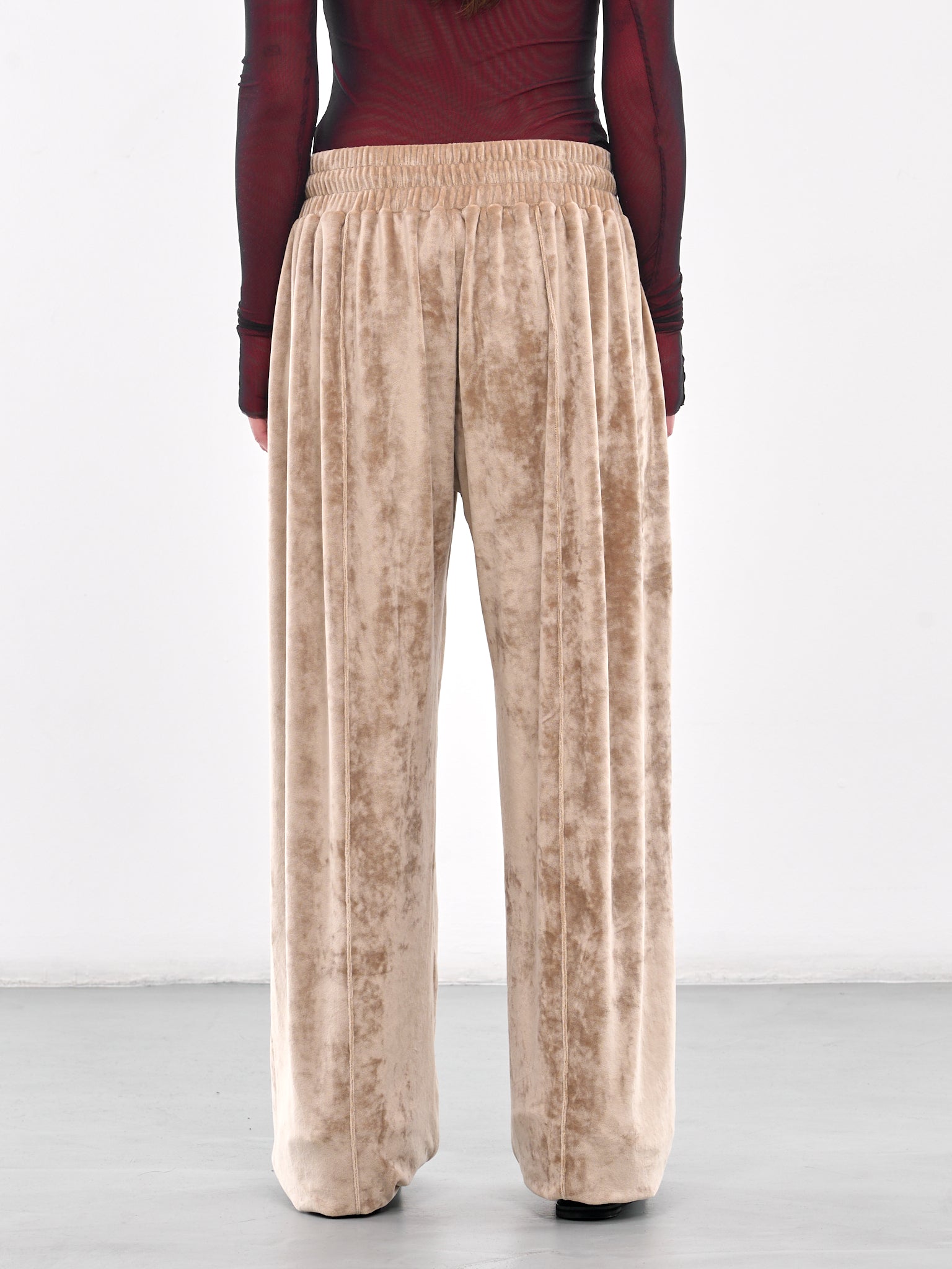 Velour Track Pants (005096-204-SAND)