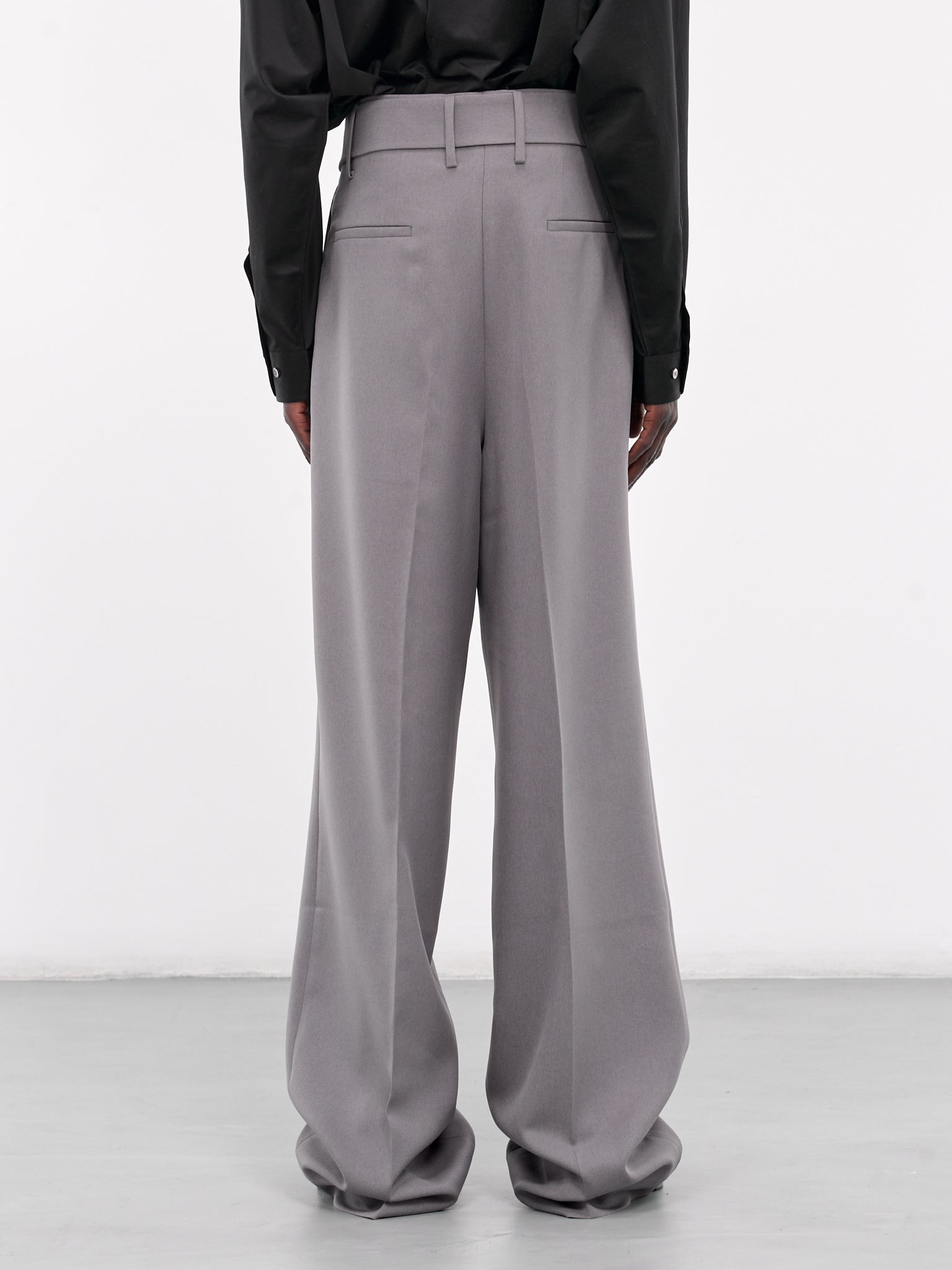 Double Pleated Trousers (007-15G-LIGHT-GREY)