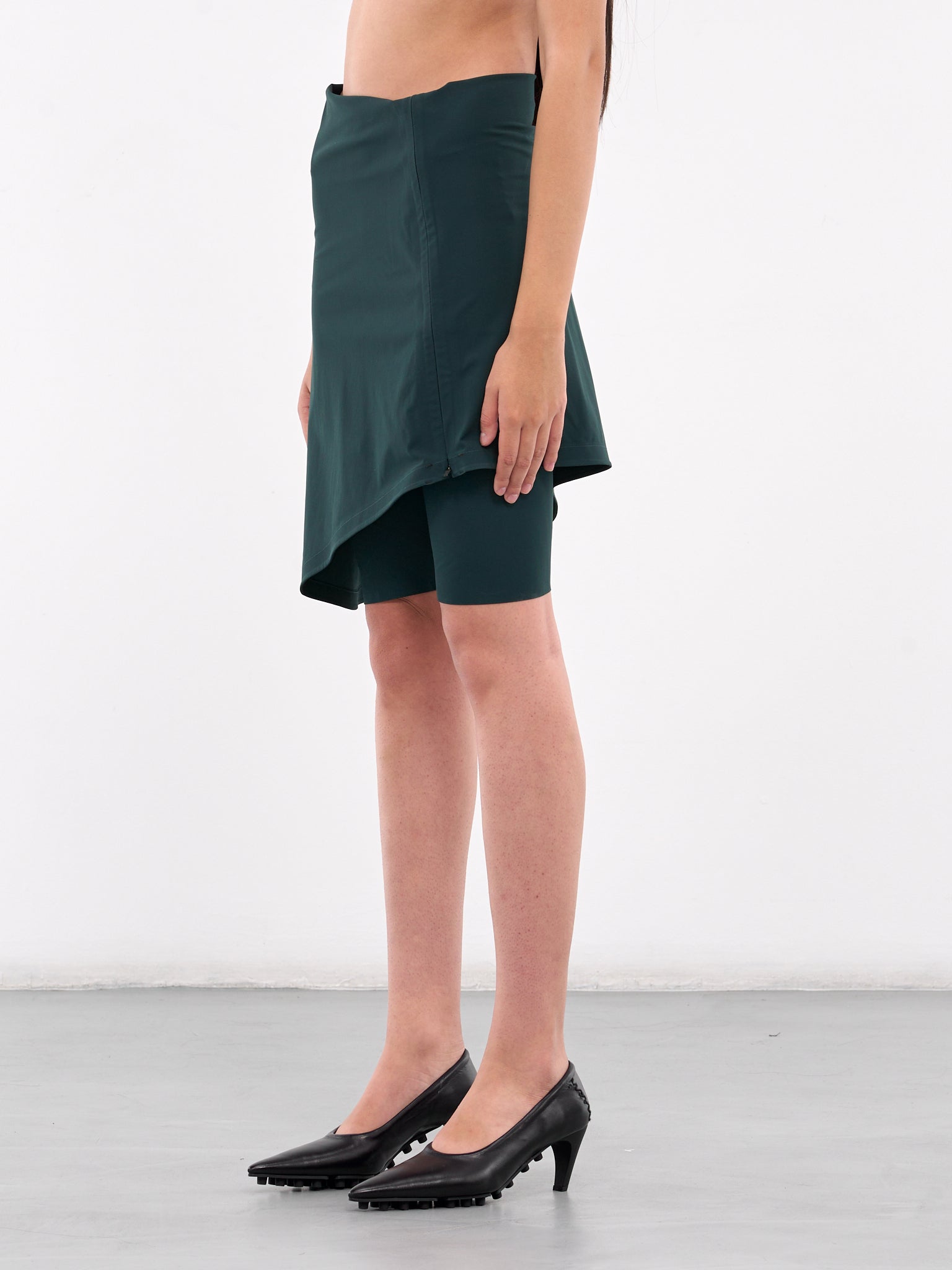 Skirt Shorts (01-01-DARK-GREEN)