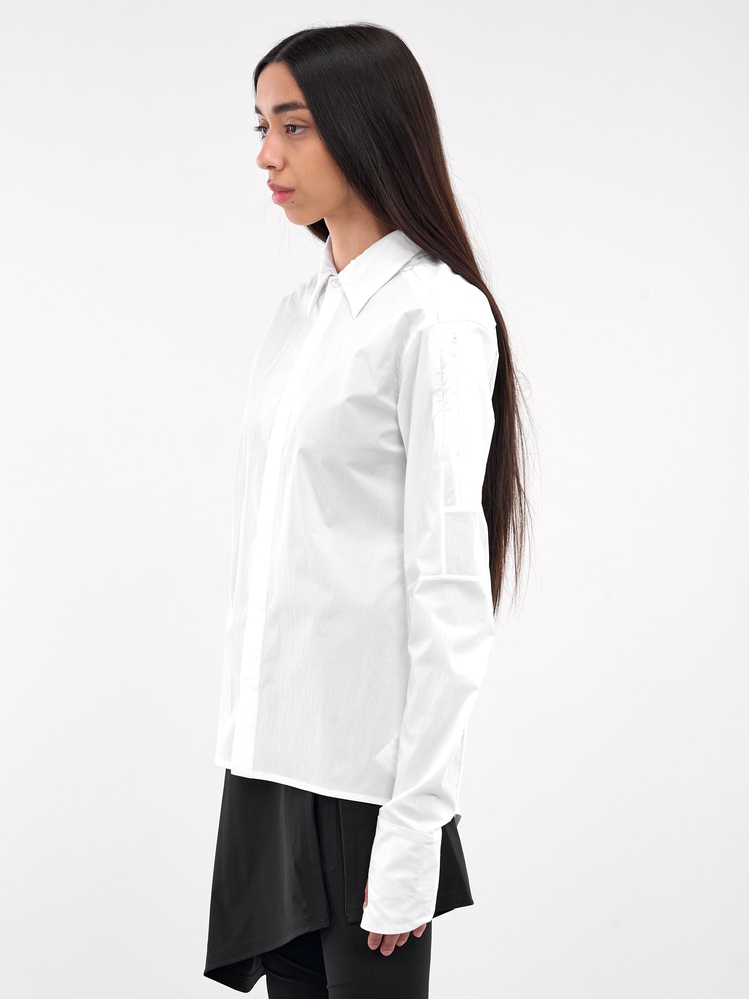 Hooded Shirt (01-18-WHITE)