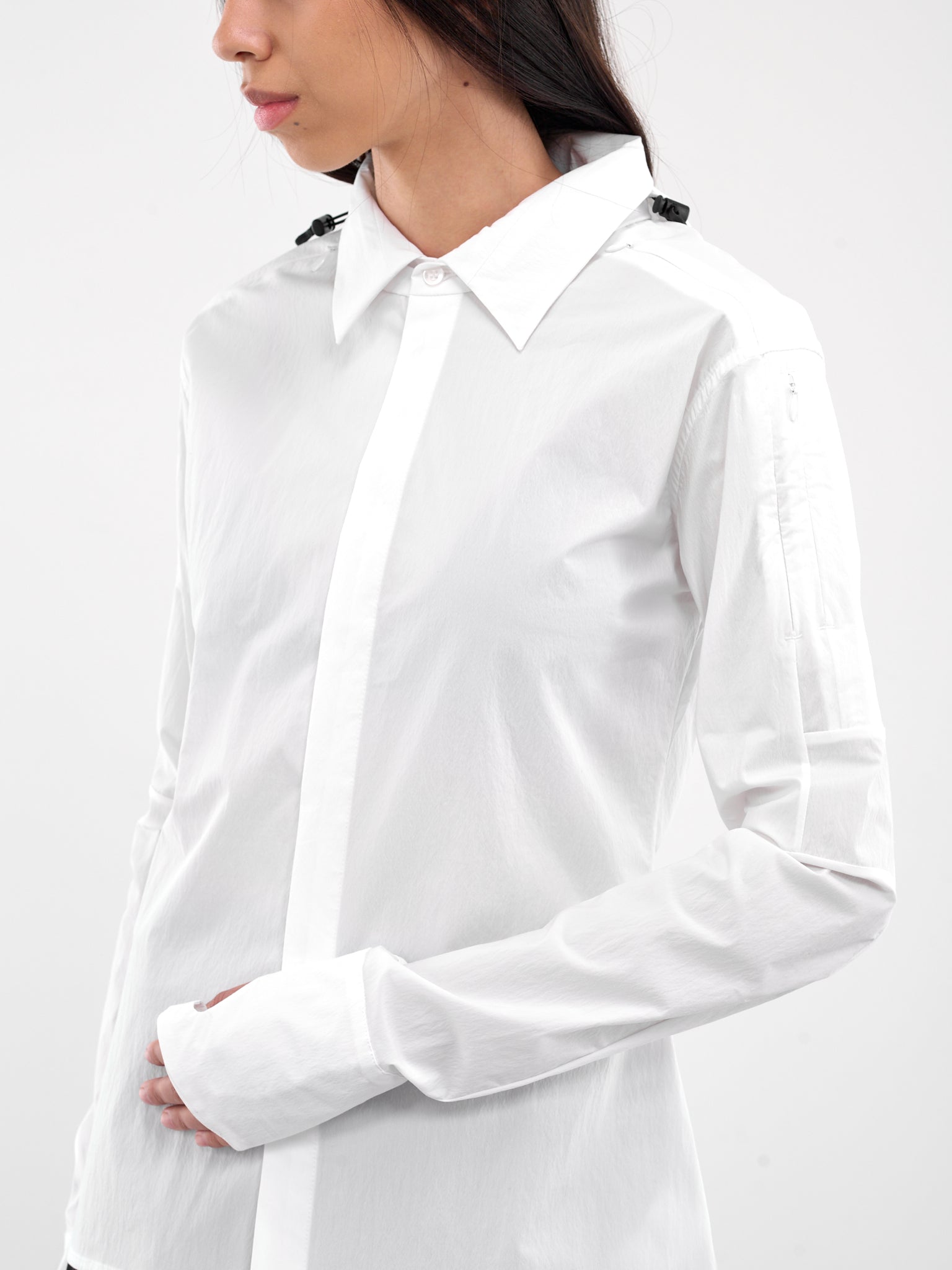 Hooded Shirt (01-18-WHITE)