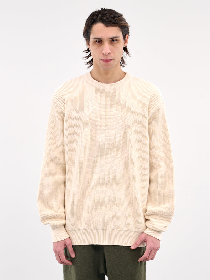 Knit Crewneck Sweater (J47GP0164-J15365-OFF-WHITE)