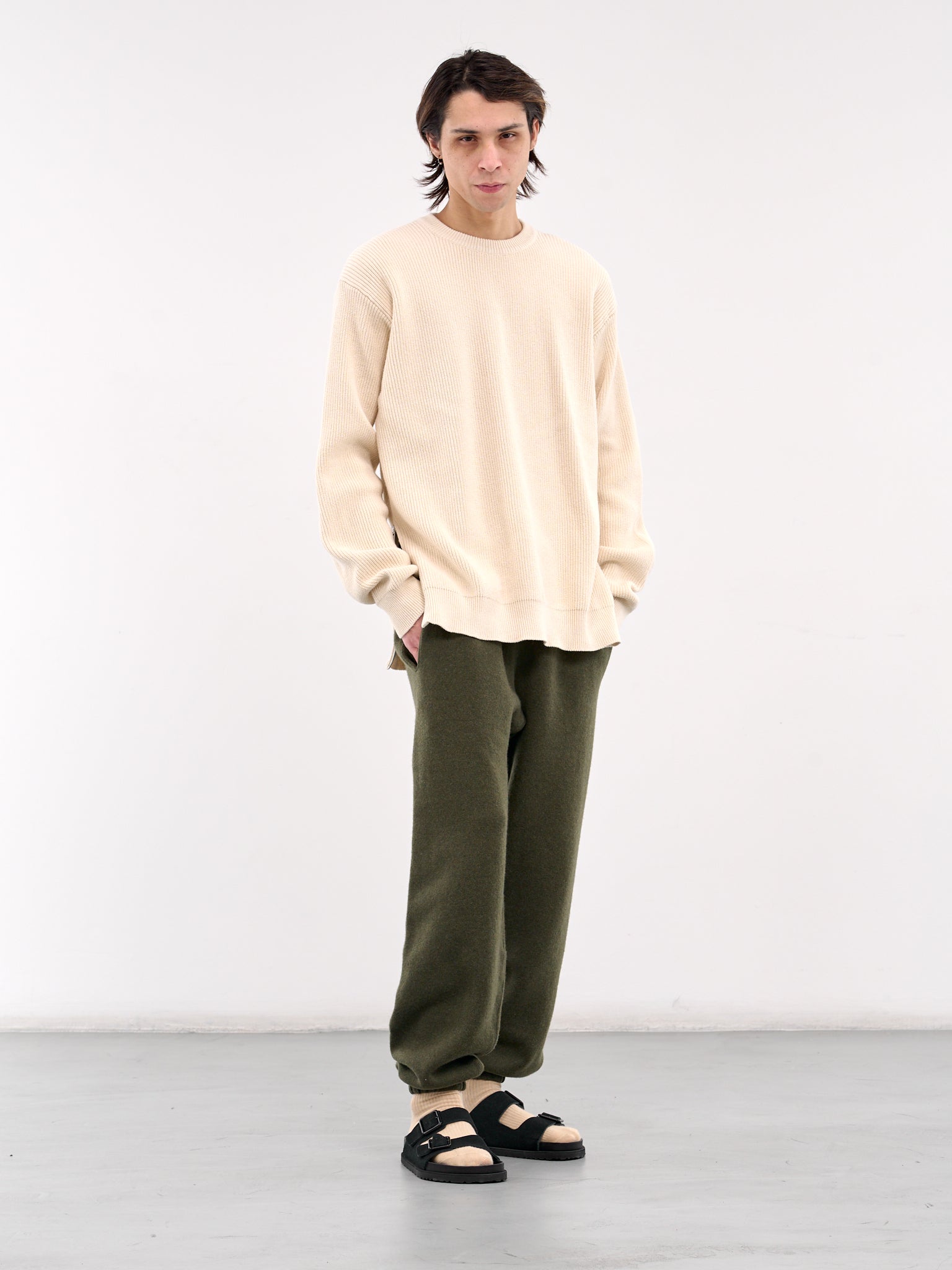 Elasticated Sweatpants (J47KA0213-J13276-310-GREEN)