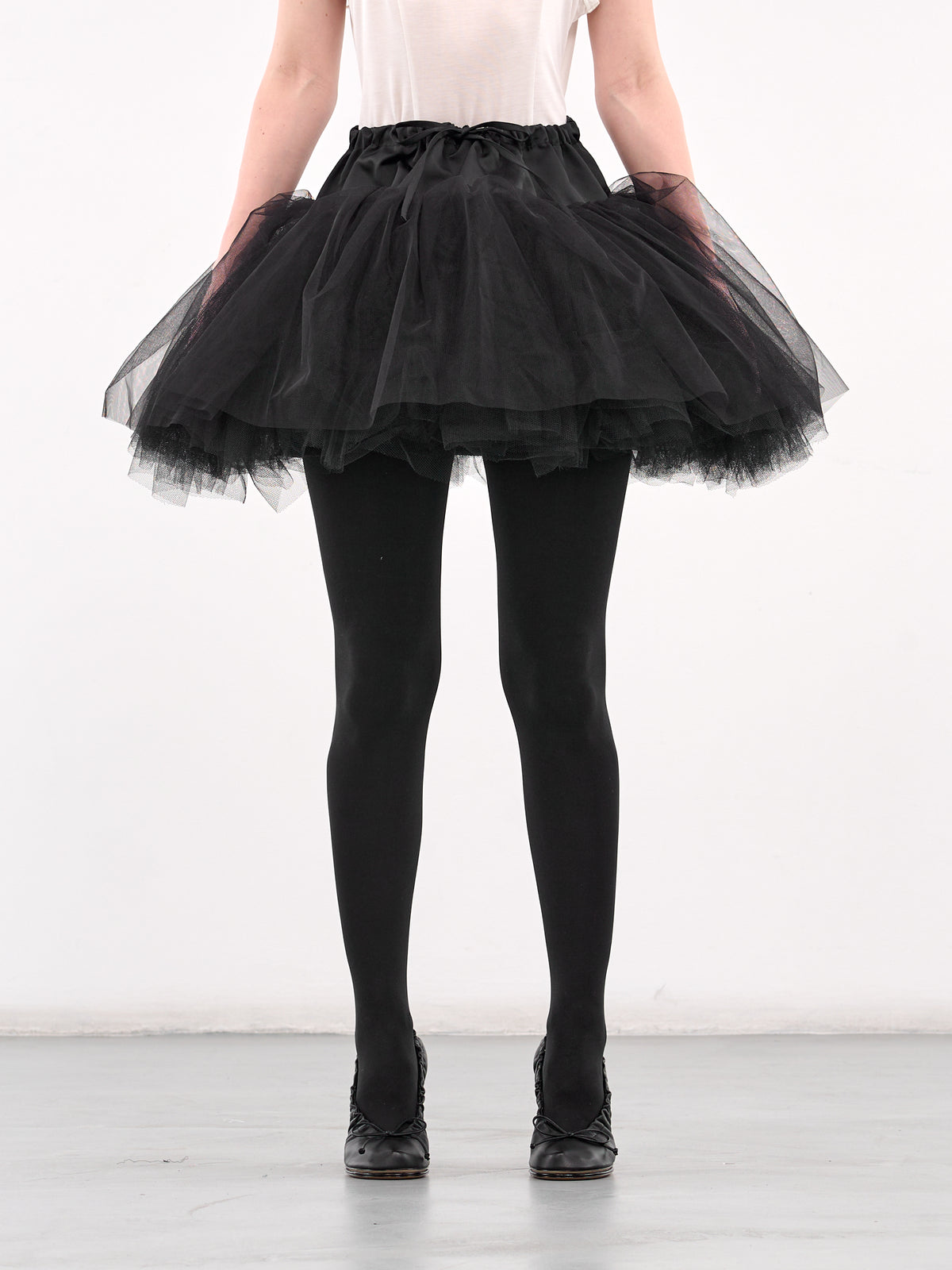 Elasticated Ballet Tutu Skirt (3139-0035-NET-BLACK)