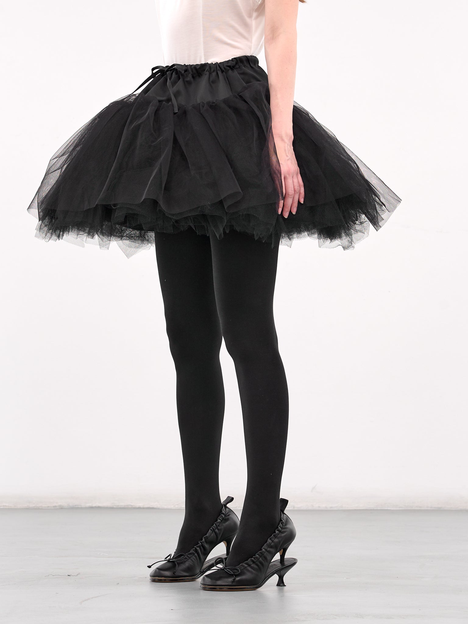 Elasticated Ballet Tutu Skirt (3139-0035-NET-BLACK)