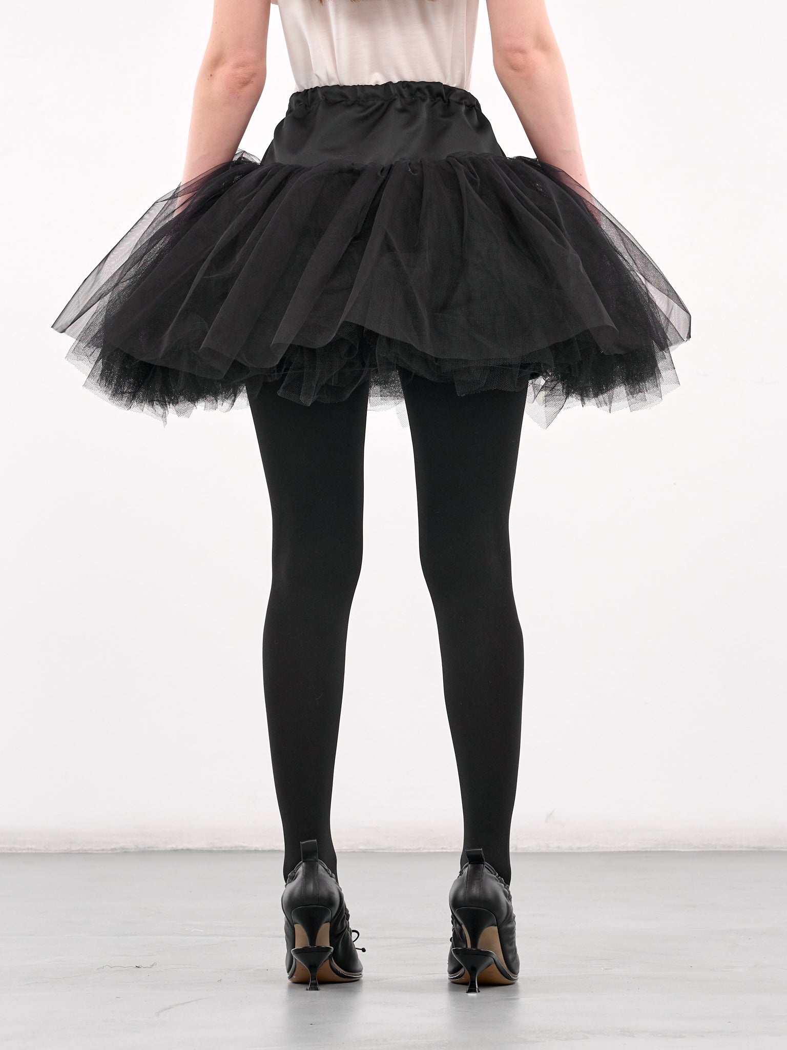 Elasticated Ballet Tutu Skirt (3139-0035-NET-BLACK)