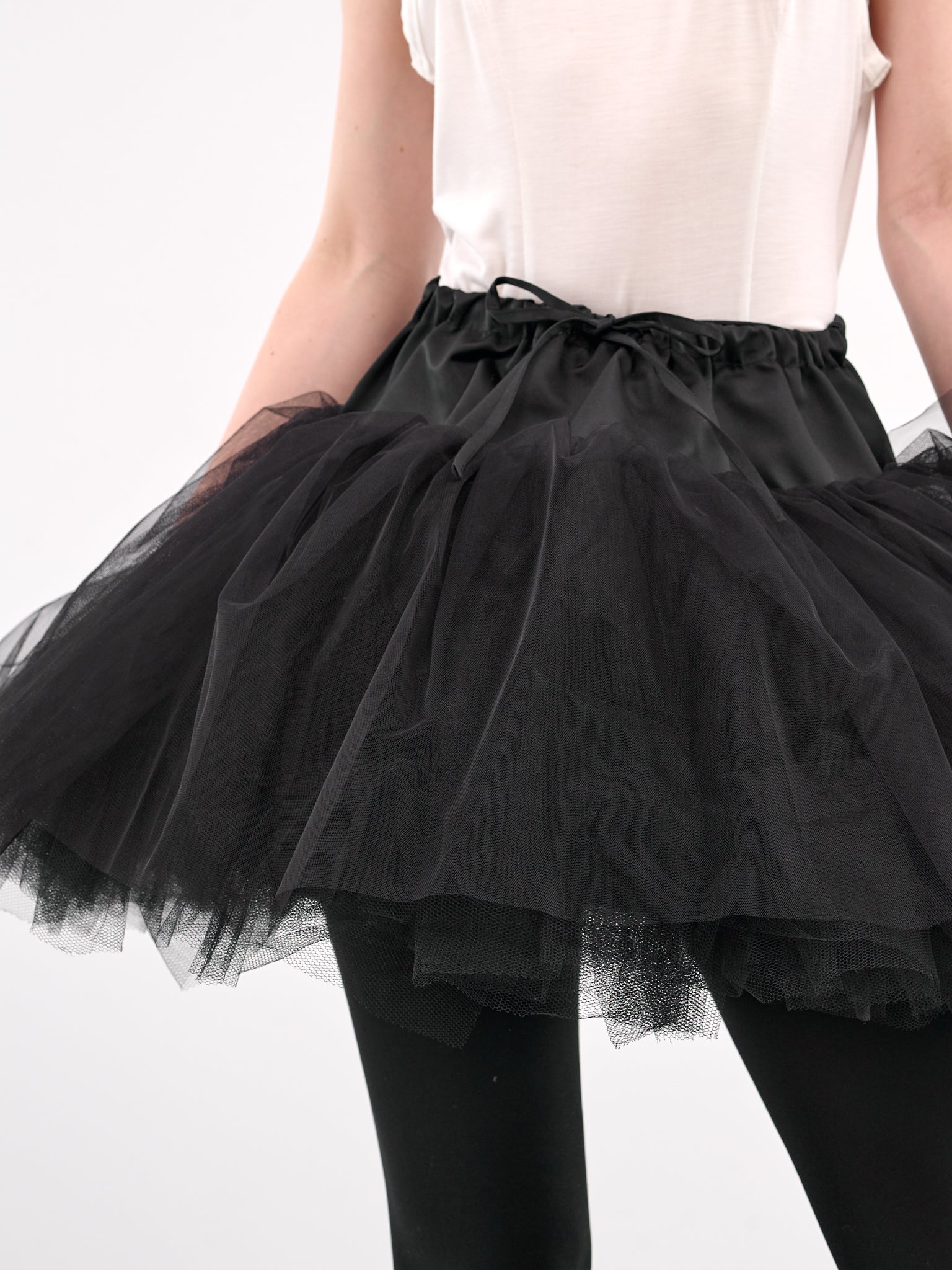 Elasticated Ballet Tutu Skirt (3139-0035-NET-BLACK)