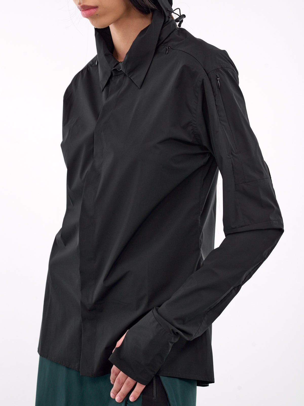 Hooded Shirt (02-18-BLACK)