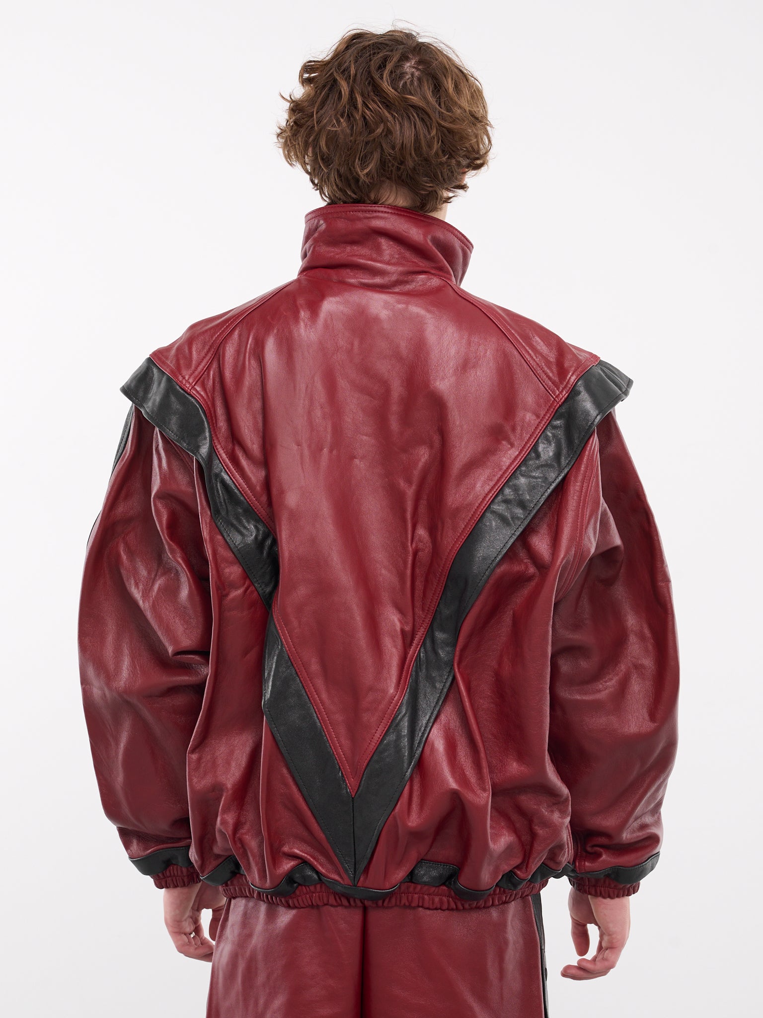 DOUBLET Leather Track Jacket | H.Lorenzo - back