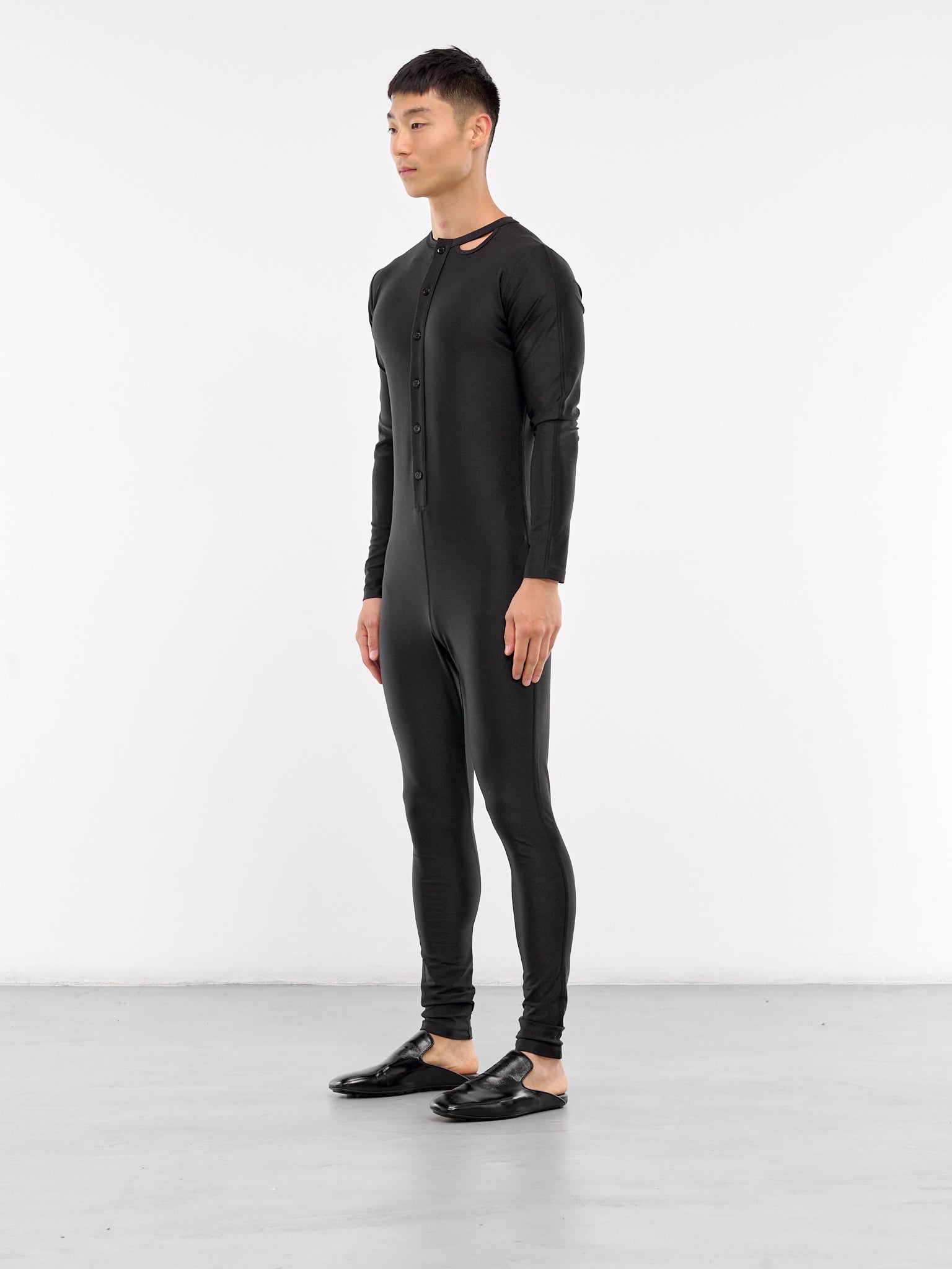 Asymmetric Onesie (0684-T905-BLACK)