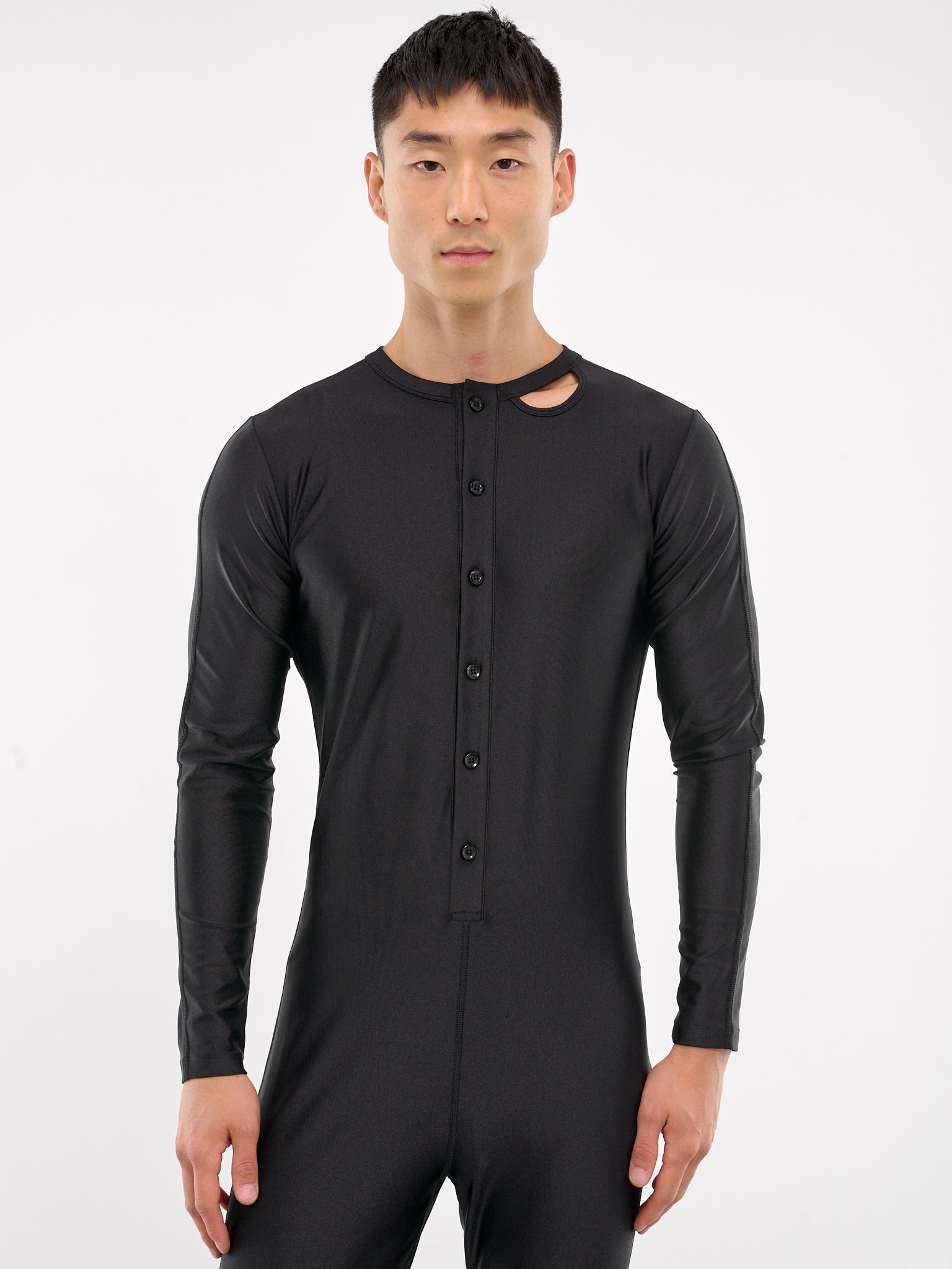 Asymmetric Onesie (0684-T905-BLACK)