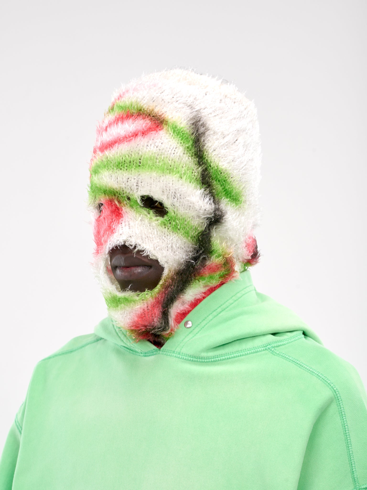 Monster Painting Knit Mask (HB-AC-1260-GREEN-RED)