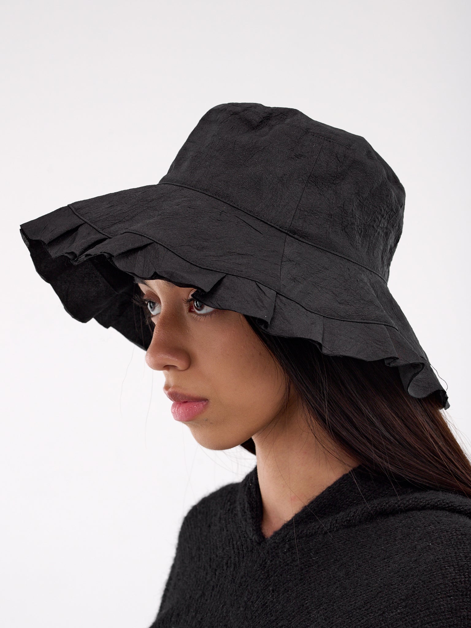 Wrinkle Bucket Hat (09AC05BK-BLACK)