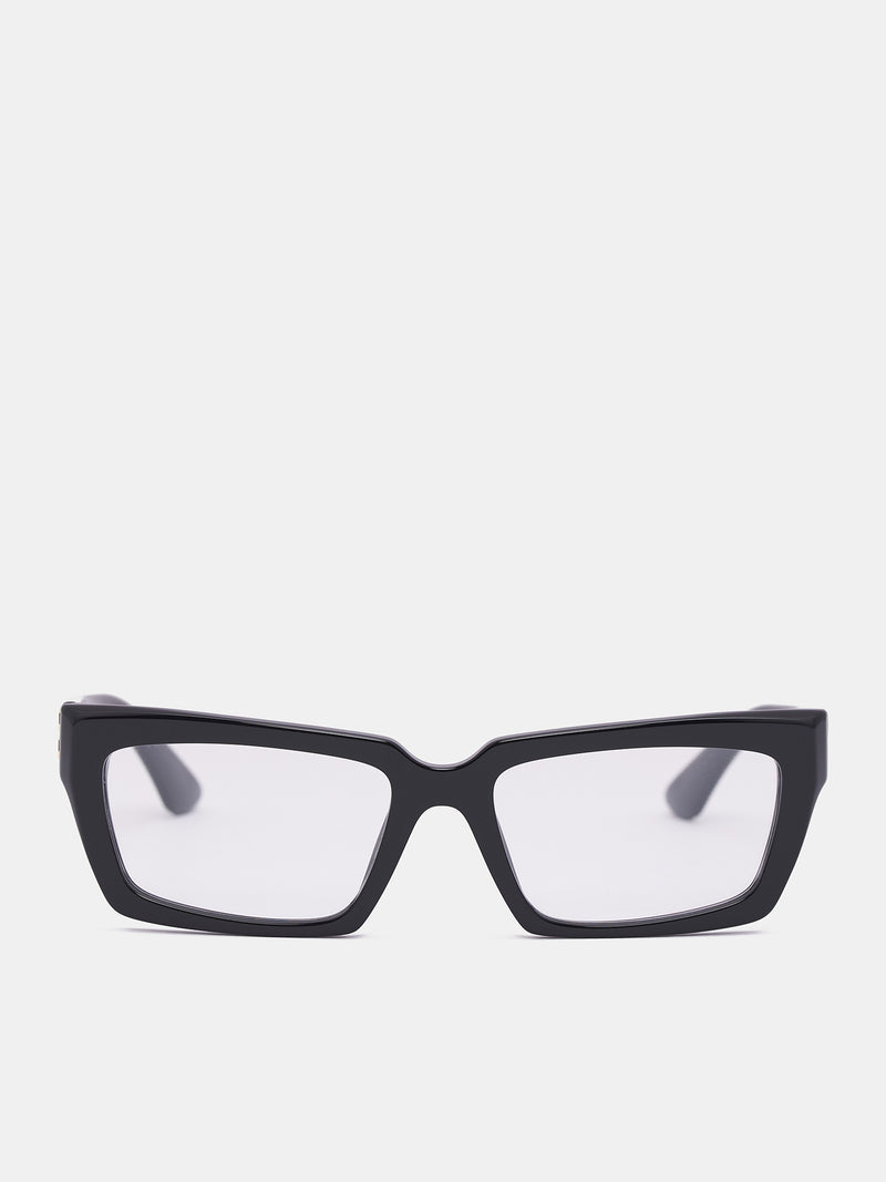 Rectangular Glasses (0MU-04XV-BLACK)