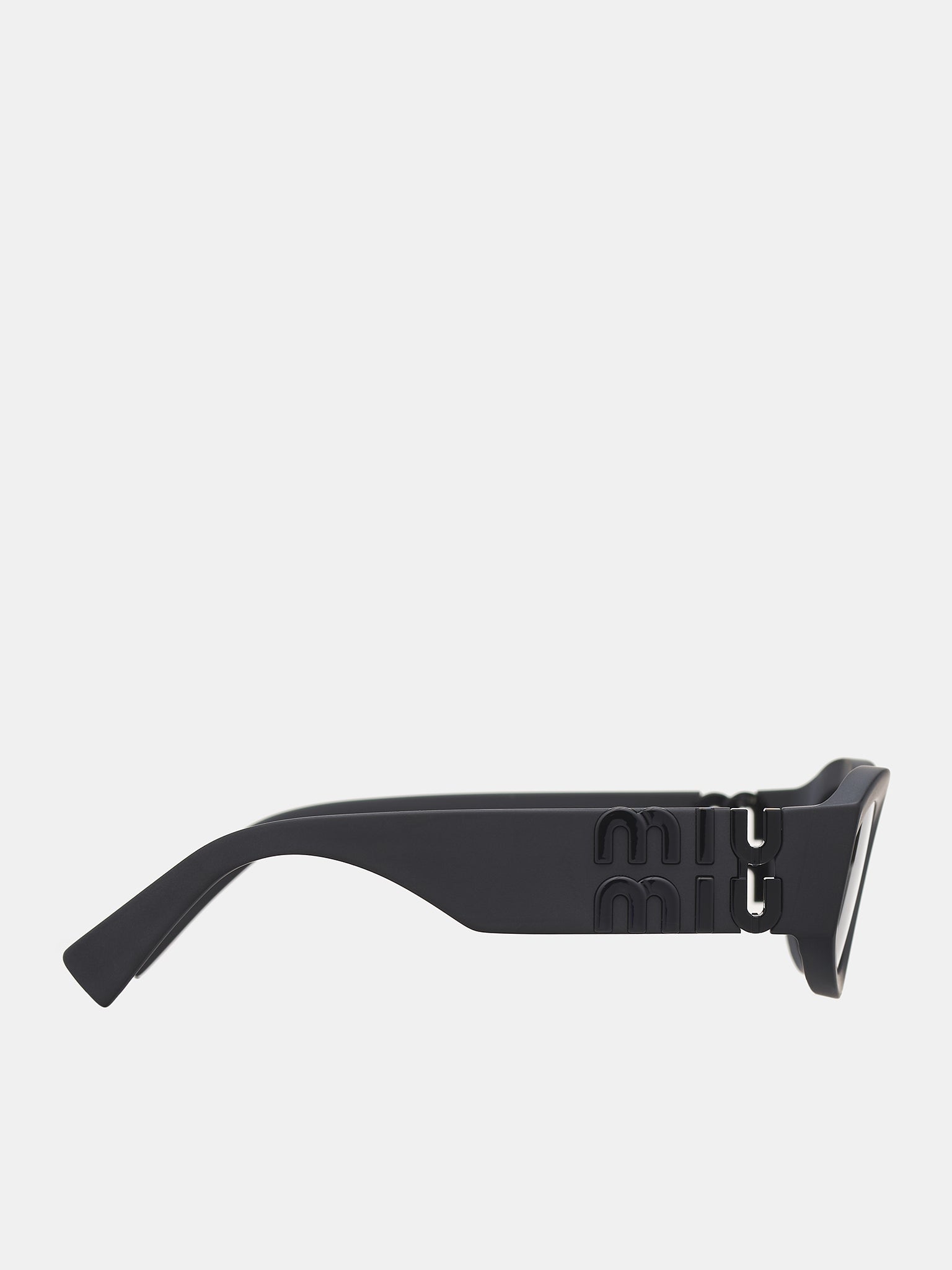 Oval Sunglasses (0MU-11WS-MATTE-BLACK-DARK-GREY)